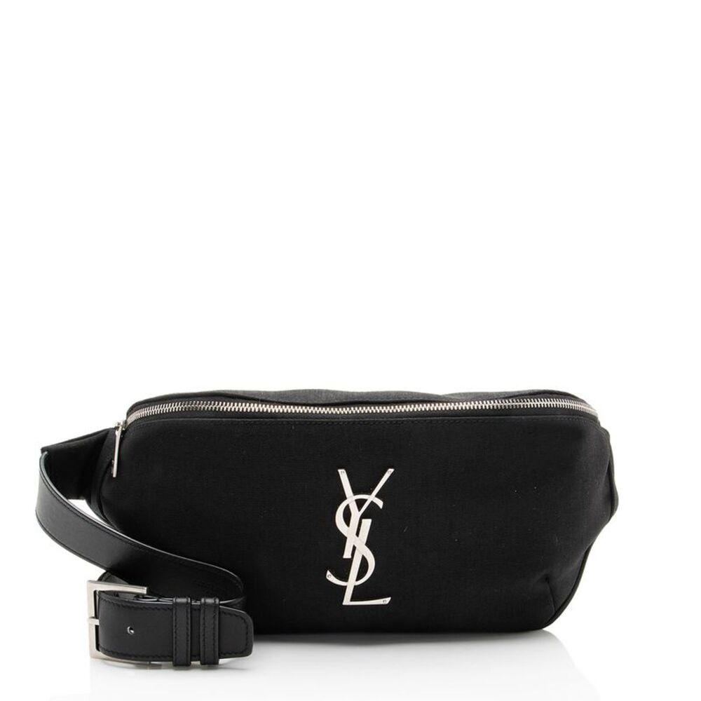 Saint Laurent Canvas Monogram Belt Bag